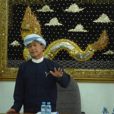 PNOပါတီဗဟိုႏ အရန်းတွမ်ႏ ဝေင်ꩻနယ်ႏအရန်း ဥက္ကဌစွိုꩻ၊ အွဥ်အကိုရေꩻစွိုꩻဖုံႏ မာꩻလွေꩻ ပွယ်အုံကွံ