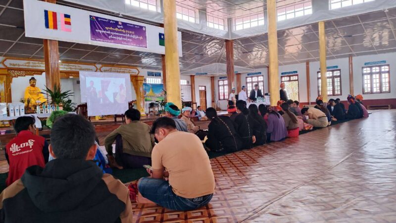 နောင်တရားမြို့ရှိဒေသခံပြည်သူများကိုALKAMAG Companyက ရေသန့်စက် အသုံးပြုနည်းဆိုင်ရာ အသိပညာပေးလုပ်ငန်း ပြုလုပ်ပေးခဲ့