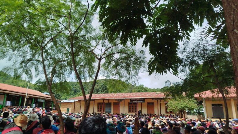 မြန်မာအီလက်ထရောနစ်မဲပေးစက် MEVM အသုံးပြုနည်း လက်တွေ့ပညာပေးခြင်းနှင့် စမ်းသပ်မဲပေးခြင်း အခမ်းအနား ကျင်းပ