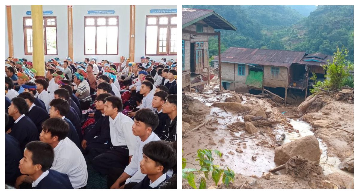 လူငယ်ပညာရေးအကြောင်းနှင့် သဘာဘေးဒဏ်ကြုံတွေ့နေရသည့် သတင်းများ