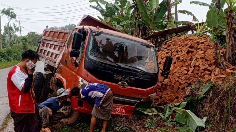 ကားဘရိတ်ပါက်မှု ကြောင့်ယဉ်မတော်တဆဖြစ်ပွား