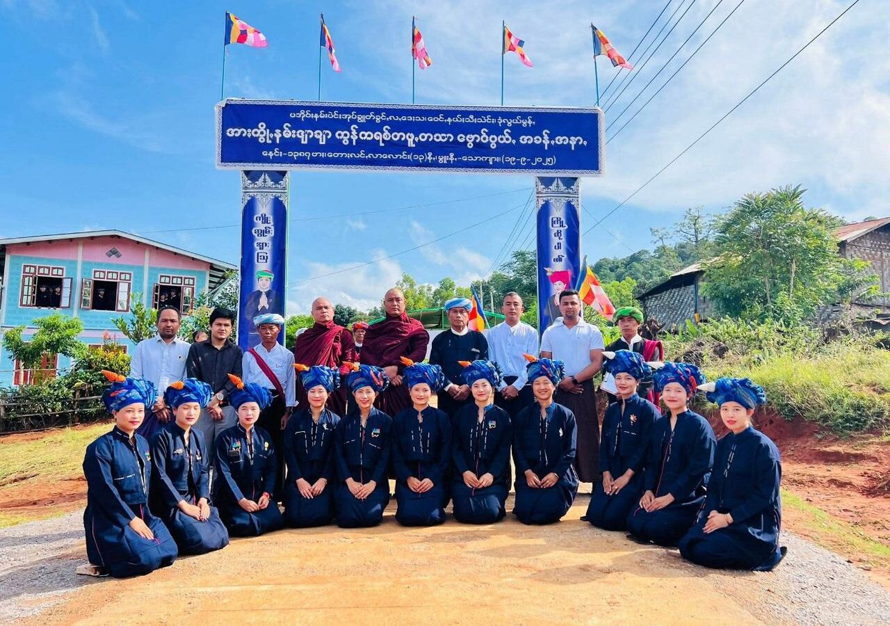 ဆီဆိုင်မြိုနယ်၊ လွယ်မွန်းရွာ −ကွန်ကရစ်လမ်းဖွင့်ပွဲ အခမ်းအနားပြုလုပ်ကျင်းပ