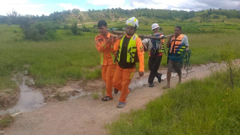 အောင်ပန်းမြို့ ပင်မှီကောက်ကွင်း ငုံးသုံသွားလမ်းရေချောင်းတွင် လူတစ်ဦးရေနှစ်သေဆုံး