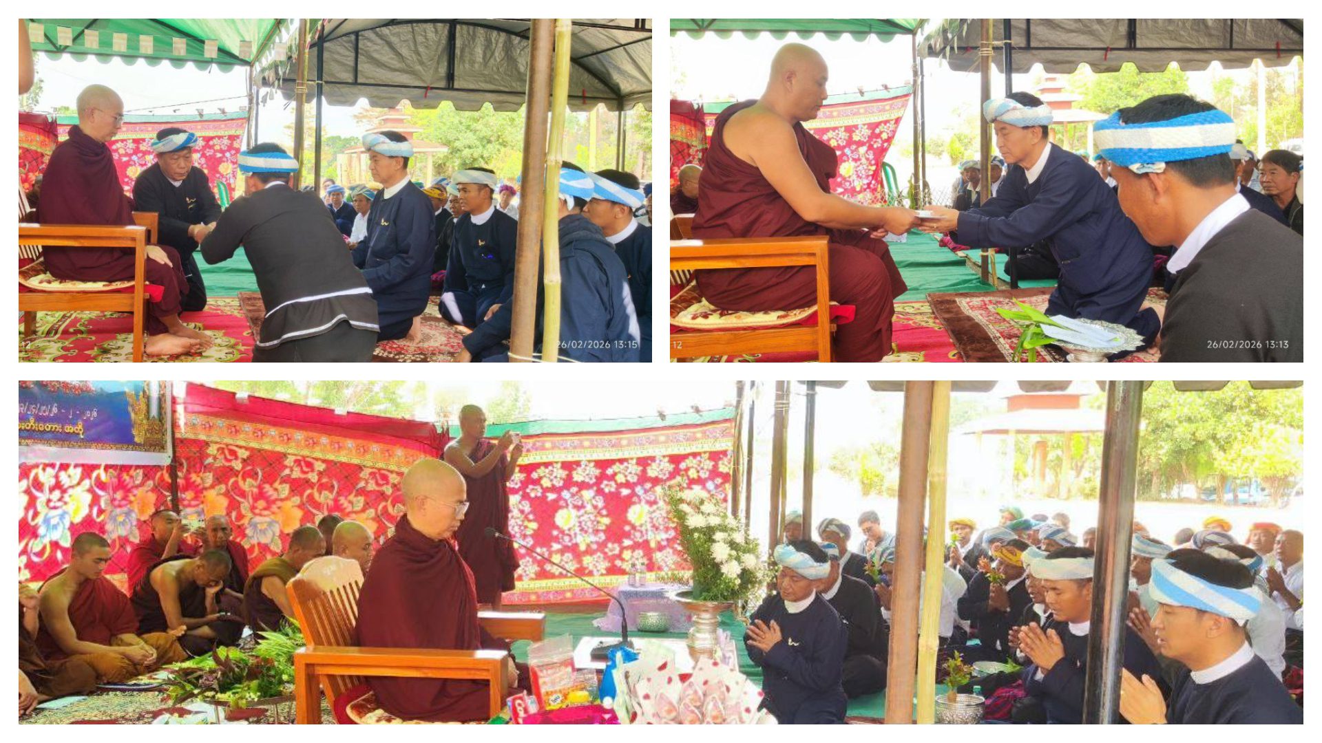 ကိုးန၀င်းဆုꩻတောင်ꩻဗွေ နောင်ခမ်ꩻစေႏတီႏတောႏ မာꩻလွေꩻဗုဒ္ဓါဘိသေကအနေကဇာႏတွမ်ႏ ပဌာန်ꩻအောင်ႏပွယ်ꩻကို ဥက္ကဌဖြားတန်ခွန်စံလွင် ကျွꩻထင်ႏခီႏမျောက်လွေꩻ