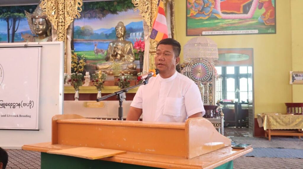 အထူးဒေသ(၆) စိုက်ပျိုးရေးဌာနဗဟိုမှ ကျေးရွာအခြေပြုတောင်သူများအား သီးနှံစိုက်ပျိုးရေး အသိပညာပေး