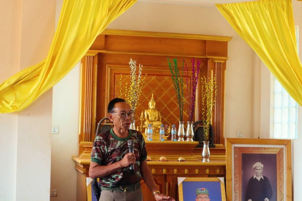 အထူးဒေသ(၆)ပအိုဝ်းငြိမ်းချမ်းရေး(၃၅)နှစ်ပြည့် အထိန်းအမတ်ဂုဏ်ပြုပွဲအတွက် မျင်ꩻမိုရ်ႏခမ်း(အခါဝ်ကွဥ်ႏ) စင်းသင်းကောင်ခယ်ႏ တာ၀န်ရှိ