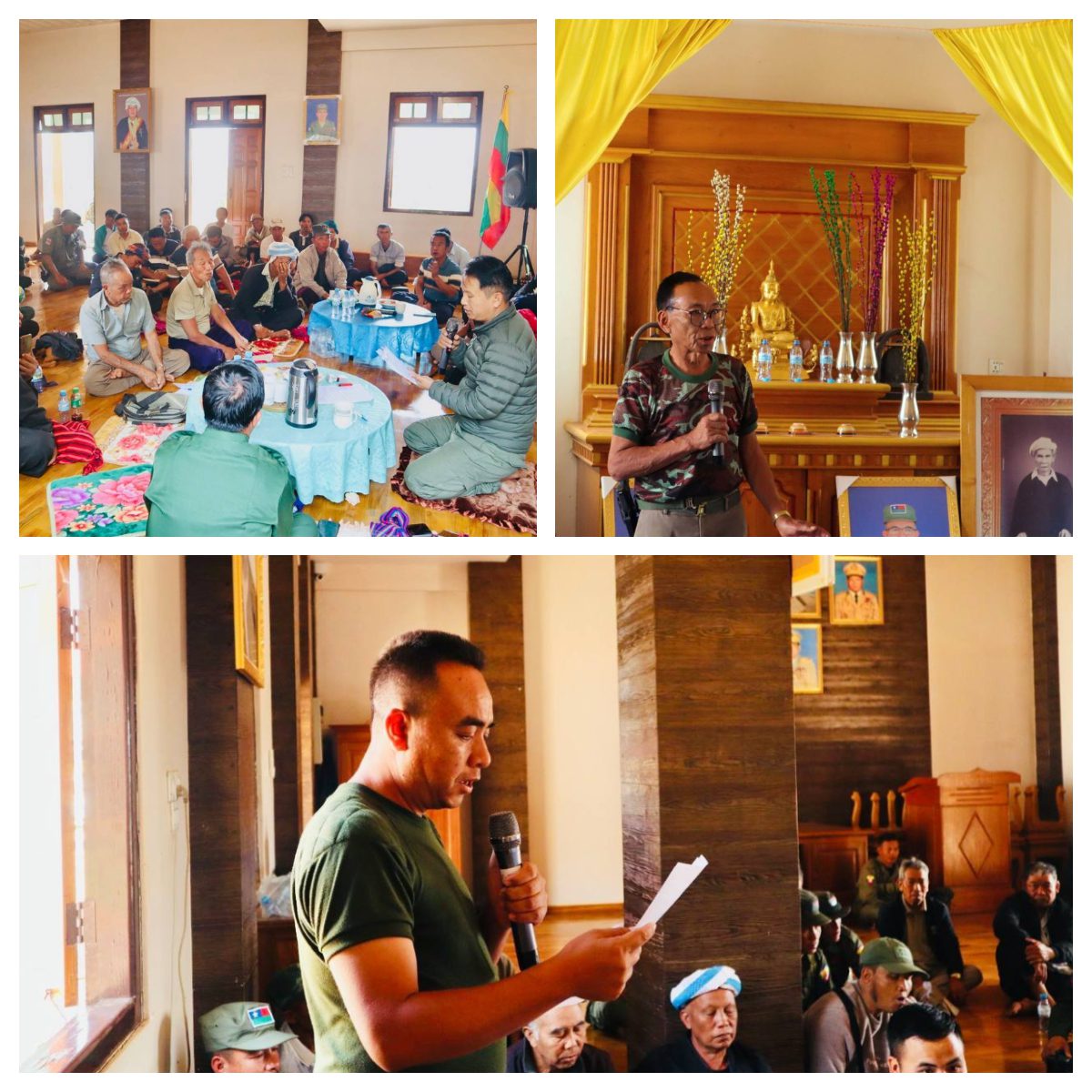 အထူးဒေသ(၆)ပအိုဝ်းငြိမ်းချမ်းရေး(၃၅)နှစ်ပြည့် အထိန်းအမတ်ဂုဏ်ပြုပွဲအတွက် မျင်ꩻမိုရ်ႏခမ်း(အခါဝ်ကွဥ်ႏ) စင်းသင်းကောင်ခယ်ႏ တာ၀န်ရှိပုဂ္ဂိုလ်များတွေ့ဆုံဆွေးနွေး