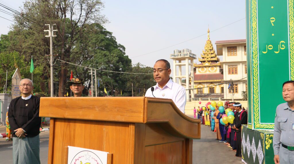 (၈၁)နှစ်မြောက် တပ်မတော်နေ့ကို ကြိုဆိုဂုဏ်ပြုသောအားဖြင့် ဂနိုင်ကန်လမ်း (ကတ္တရာလမ်း + ကွန်ကရစ်လမ်း ) နှင့် ဂနိုင်ကန်သာယာ ကန်ပတ်