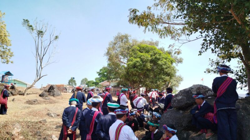 အရှေ့ထင်းရှူးကုန်းရွာရှိ ရွားဦးစေတီဓမ္မာရုံအား ရေစက်ချတရားနာပွဲ ကျင်းပပြုလုပ်