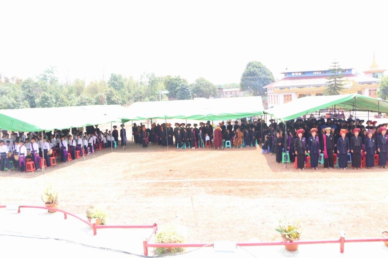ထီရီးရွာတွင် သတ္တမကြိမ်မြှောက် ပအိုဝ်းစာ​ပေ၊ သုဝဏ္ဏဘူမိဓမ္မစကူးလ်သင်တန်းဆင်းပွဲ အခမ်းအနားကျင်းပ
