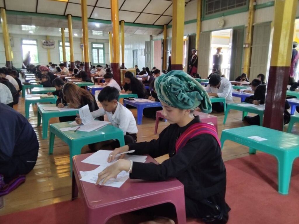 ာင်ႏကီꩻခရဲင်ႏ၊ ဝေင်ꩻနယ်ႏလစ်ꩻဖြုံႏ ပအိုဝ်ႏလိတ်လုဲင်ꩻစွစ်ꩻလီတာႏ ဗဟိုႏသံႏဃာႏအွဥ်ငါ မာꩻလွေꩻ နေင်ႏ(၄၁)ဗွေ ပွယ်ꩻစေလိတ်ပအိုဝ်ႏ