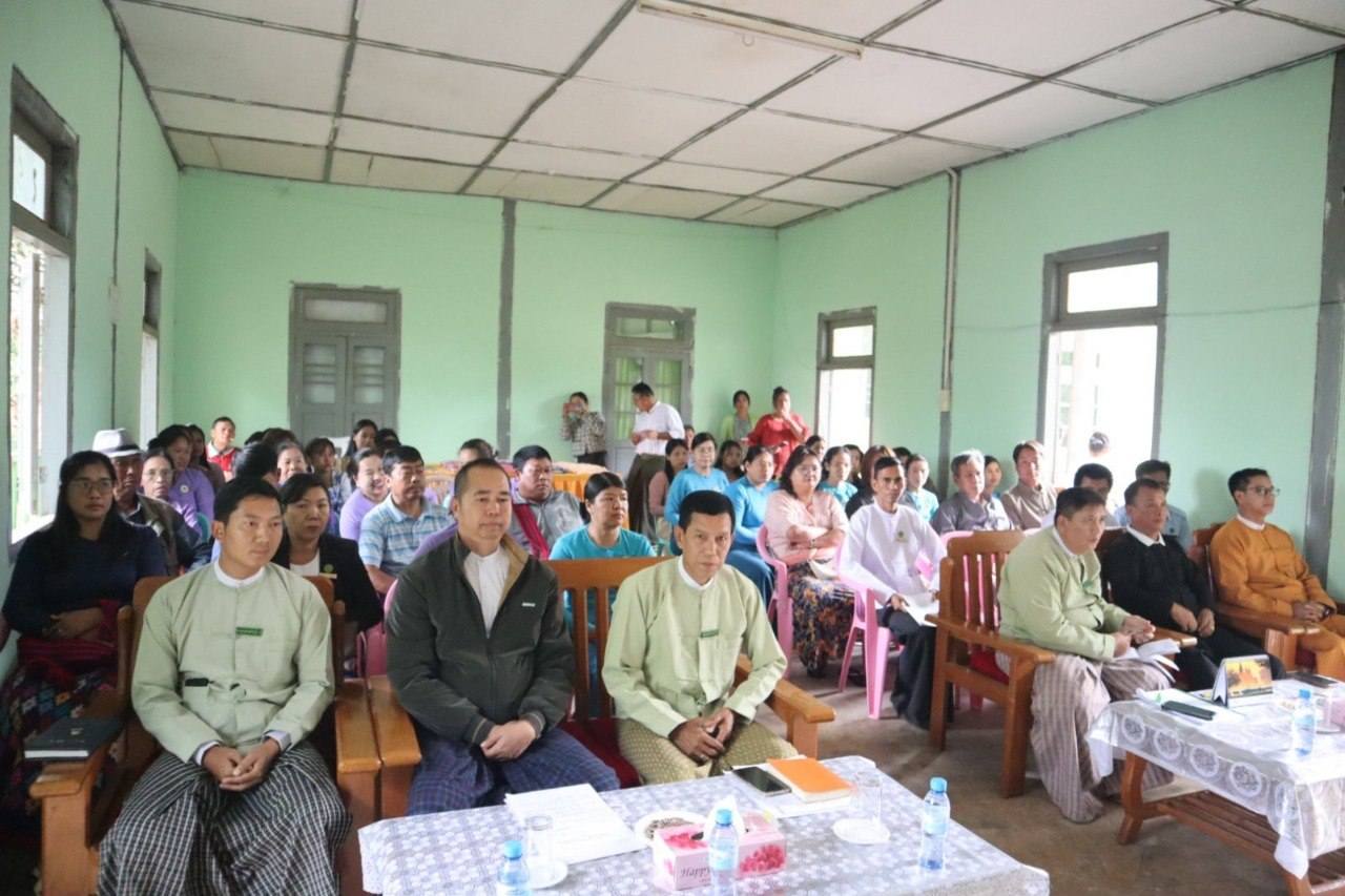 လွိုင်လင်ခရိုင်၊ပင်လုံမြို့၊ ရပ်ကွက် (၂) တွင် အခြေခံစက်ချုပ်နည်းပညာသင်တန်း ဖွင့်ပွဲအခမ်းအနားကျင်းပ