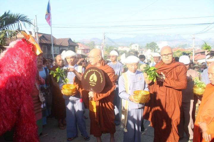 လွိုင်လင်မြို့၊ သာသနဝိပုလ ဓါတ်တော်ကျောင်းတိုက် ပဓာနနာယက ဆရာတော် Dr.ပညာနန္ဒ (အဂ္ဂမဟာပဏ္ဍိတ)၏ (၇၅) နှစ်ပြည့် စိန်ရတုမွေးနေ့ ကို