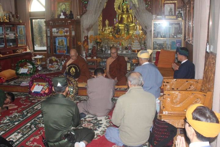 လွိုင်လင်မြို့၊ သာသနဝိပုလ ဓါတ်တော်ကျောင်းတိုက် ပဓာနနာယက ဆရာတော် Dr.ပညာနန္ဒ (အဂ္ဂမဟာပဏ္ဍိတ)၏ (၇၅) နှစ်ပြည့် စိန်ရတုမွေးနေ့ ကို