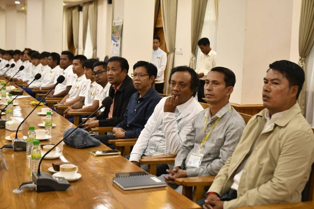 တိုင်းဒေသကြီးနှင့်ပြည်နယ် အသက်(၁၈) နှစ်အောက် အမျိုးသားဘောလုံးပြိုင်ပွဲသို့ဝင်ရောက်ယှဥ်ပြိုင်မည့် ရှမ်းပြည်နယ်အမျိုးသားဘောလုံး