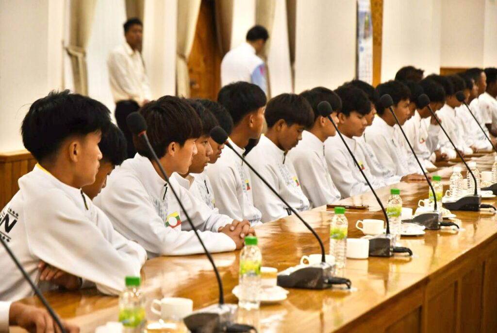 တိုင်းဒေသကြီးနှင့်ပြည်နယ် အသက်(၁၈) နှစ်အောက် အမျိုးသားဘောလုံးပြိုင်ပွဲသို့ဝင်ရောက်ယှဥ်ပြိုင်မည့် ရှမ်းပြည်နယ်အမျိုးသားဘောလုံး