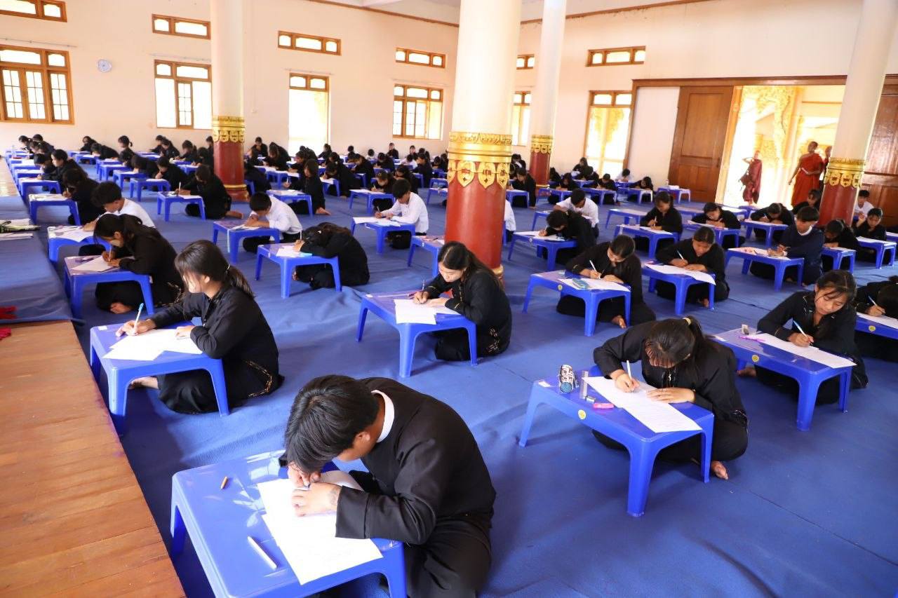 နောင်တောင်ꩻပရဟိတတပ်ဦးဗွေႏဗွန်အွဉ်သွဉ်ပညာႏရေꩻကျောင်ꩻကို ပထမ အလဲင်ႏ မာꩻလွေꩻ လိတ်ပအိုဝ်ႏကျောင်ꩻသား မော့ꩻခွဲးပွယ်ꩻတွမ်ႏ လိတ်စေပွယ်ꩻ
