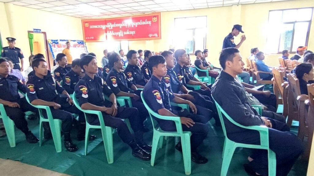 လွိုင်လင်မြို့နယ် အကြိုအခြေခံမီးသတ်ပညာသင်တန်း ဖွင့်ပွဲသို့ ရှမ်းပြည်နယ်လွှတ်တော်ကိုယ်စားလှယ်များ တက်ရောက်
