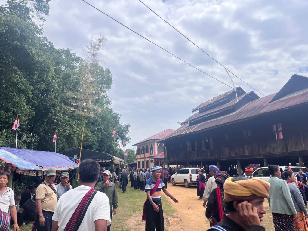 ပင်လုံမြို့အနောက်တောင်ဘက်ရှိ ပန်လင်းကျောင်းတွင် “သုခသိဒ္ဓိ” နှစ်ထပ်ဆွမ်းစားကျောင်းဆောင် တက်ပွဲနှင့် အလှူတော်မင်္ဂလာ အခမ်းအနား