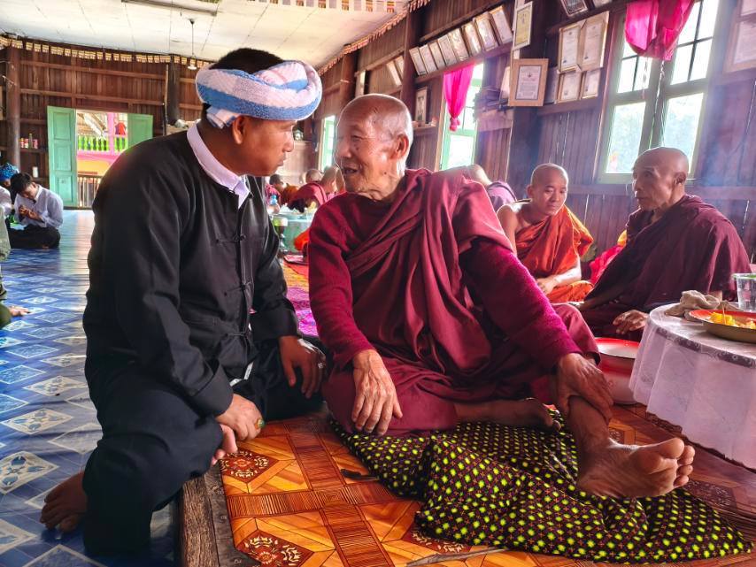 ပင်လုံမြို့အနောက်တောင်ဘက်ရှိ ပန်လင်းကျောင်းတွင် “သုခသိဒ္ဓိ” နှစ်ထပ်ဆွမ်းစားကျောင်းဆောင် တက်ပွဲနှင့် အလှူတော်မင်္ဂလာ အခမ်းအနား