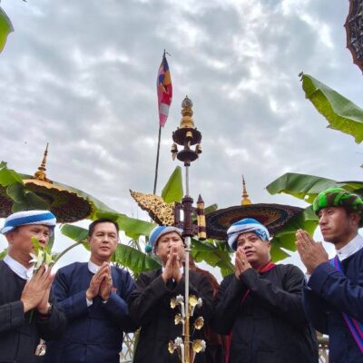 ပင်လုံမြို့အနောက်တောင်ဘက်ရှိ ပန်လင်းကျောင်းတွင် “သုခသိဒ္ဓိ” နှစ်ထပ်ဆွမ်းစားကျောင်းဆောင် တက်ပွဲနှင့် အလှူတော်မင်္ဂလာ အခမ်းအနား စည်ကားသိုက်မြိုက်စွာကျင်းပ