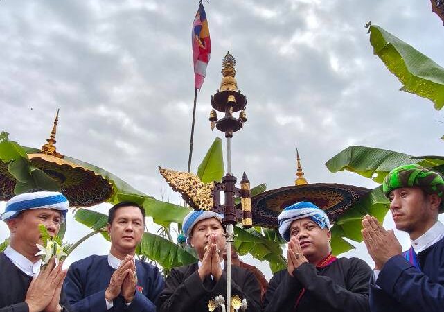 ပင်လုံမြို့အနောက်တောင်ဘက်ရှိ ပန်လင်းကျောင်းတွင် “သုခသိဒ္ဓိ” နှစ်ထပ်ဆွမ်းစားကျောင်းဆောင် တက်ပွဲနှင့် အလှူတော်မင်္ဂလာ အခမ်းအနား စည်ကားသိုက်မြိုက်စွာကျင်းပ
