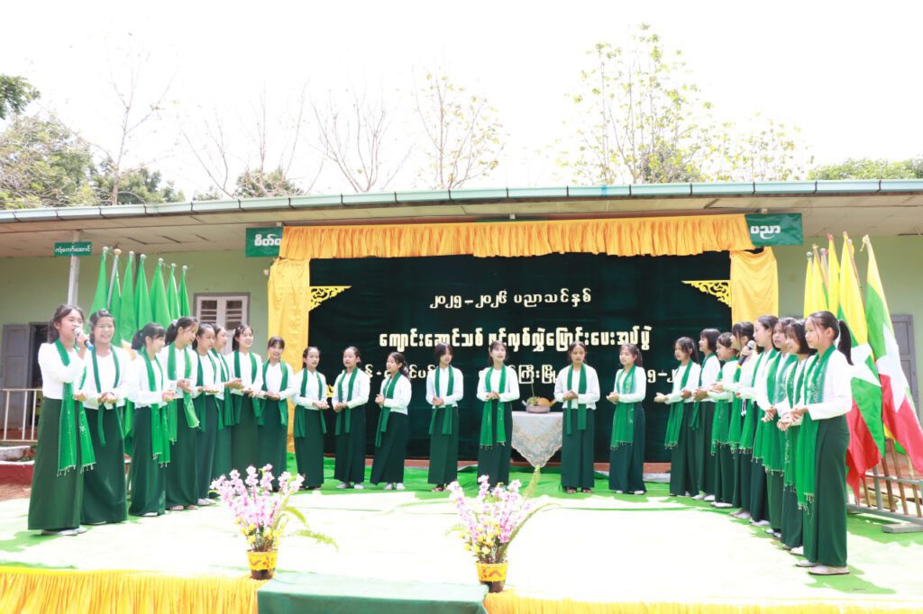 တောင်ကြီးမြို့နယ်၊ နောင်ပစ် အခြေခံပညာမူလတန်းလွန်ကျောင်း ကျောင်းဆောင်သစ်ဖွင့်လှစ်လွဲပြောင်းပေးအပ်