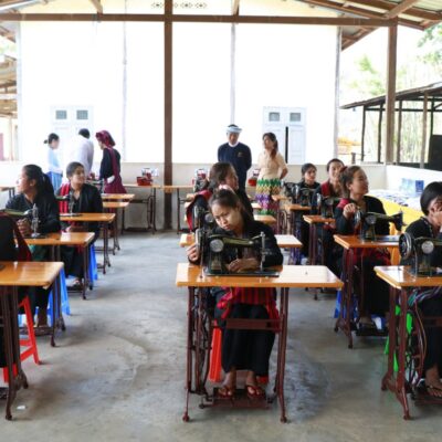 တောင်ကြီးမြို့နယ် လင်းလေကျေးရွာ၌ အမျိုးသမီးများဝင်ငွေတိုးရေး အပ်ချုပ်နည်းပညာ သင်တန်းဖွင့်ပွဲ အခမ်းအနားကျင်းပ