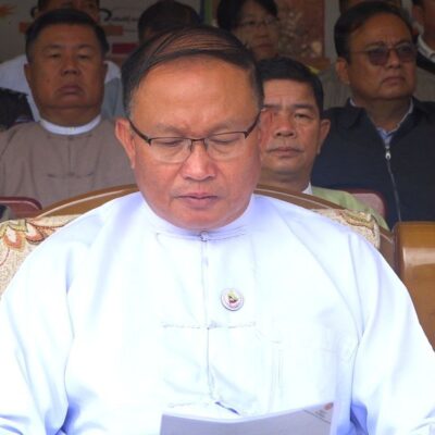 နှစ်(၈၀)ပြည့် မြန်မာနိုင်ငံမီးသတ်တပ်ဖွဲ့နေ့အခမ်းအနားကို တောင်ကြီးခရိုင်မီးသတ်စခန်းတွင်ကျင်းပ