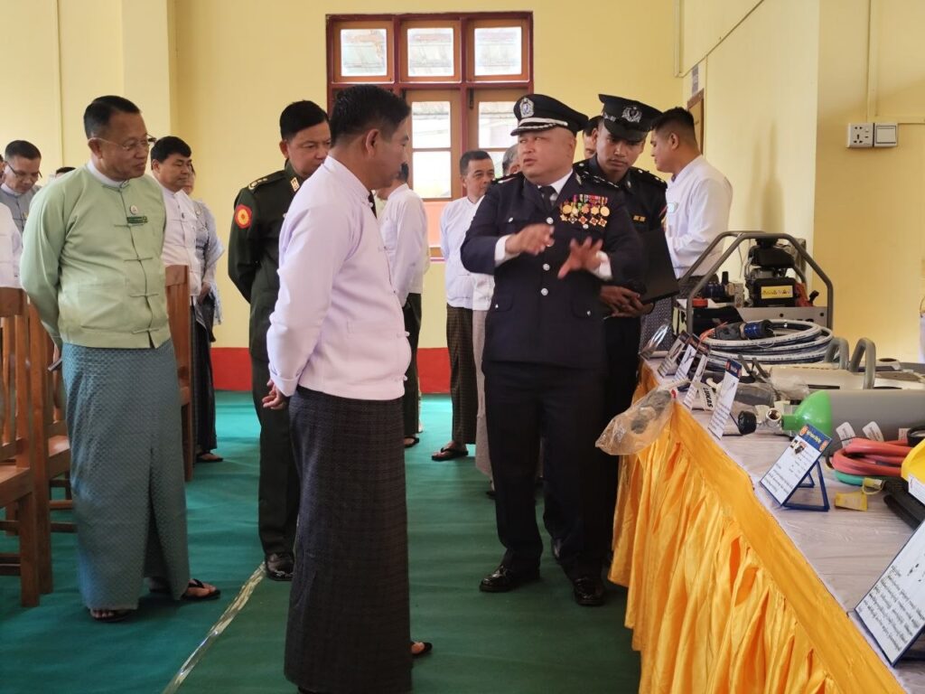နှစ်(၈၀)ပြည့် မြန်မာနိုင်ငံမီးသတ်တပ်ဖွဲ့နေ့အခမ်းအနားကို တောင်ကြီးခရိုင်မီးသတ်စခန်းတွင်ကျင်းပ