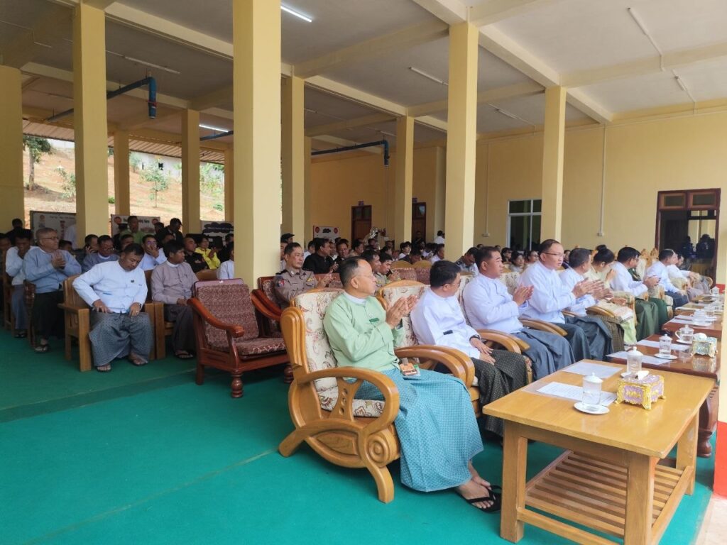 နှစ်(၈၀)ပြည့် မြန်မာနိုင်ငံမီးသတ်တပ်ဖွဲ့နေ့အခမ်းအနားကို တောင်ကြီးခရိုင်မီးသတ်စခန်းတွင်ကျင်းပ