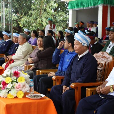 ပေါမူကျေးရွာတွင် ဗုဒ္ဓပူဇနိယပွဲတော်နှင့် ပအိုဝ်းရိုးရာ မီးရှူး(လူးဖိုင်ꩻ)ပွဲတော် စည်ကားသိုက် မြိုက်စွာ ကျင်းပ
