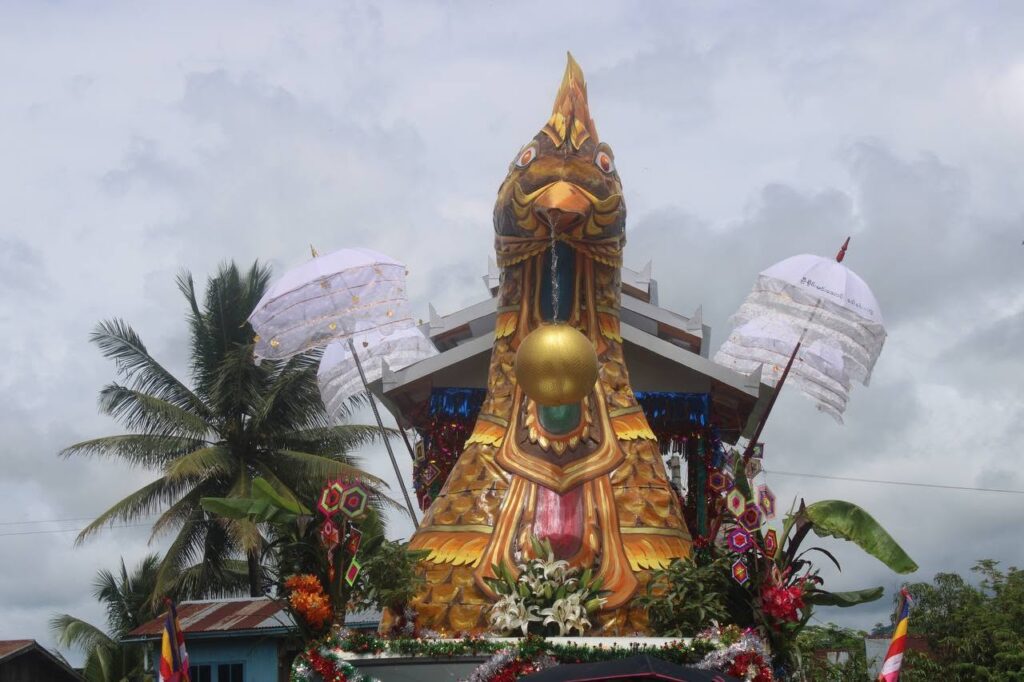 ရှမ်းပြည်နယ်တောင်ပိုင်း မောက်မယ်မြို့နယ်၌ အရှင်ဘဒ္ဒန္တစန္ဒိမာ (သာသနဓဇ ဓမ္မာစရိယ) ၏ အန္တိမအဂ္ဂိစျာပန သာဓုဂိဠာန ပူဇော်ပွဲ ကျင်း
