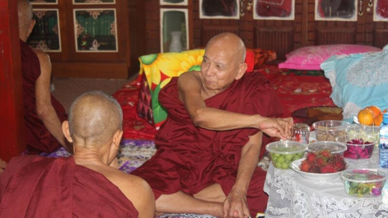 ရှမ်းပြည်နယ်တောင်ပိုင်း မောက်မယ်မြို့နယ်၌ အရှင်ဘဒ္ဒန္တစန္ဒိမာ (သာသနဓဇ ဓမ္မာစရိယ) ၏ အန္တိမအဂ္ဂိစျာပန သာဓုဂိဠာန ပူဇော်ပွဲ ကျင်းပ