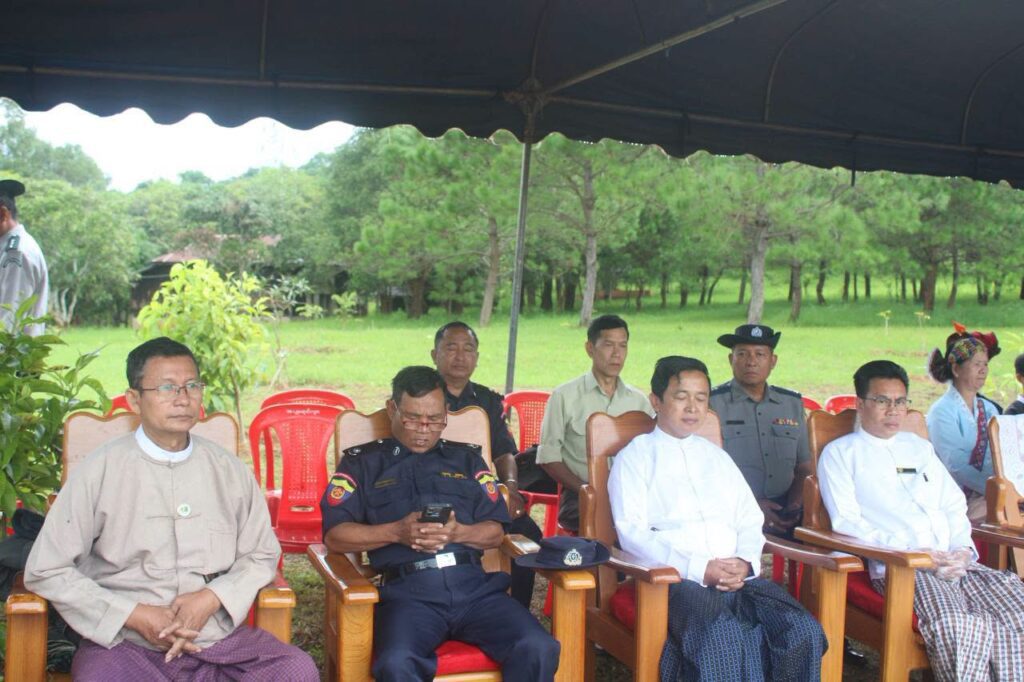 လွိုင်လင်ခရိုင်၊ ရတနာစည်တပ်ဦး စာသင်တိုက်၌၂ဝ၂၆ခုနှစ် မိုးရာသီ သစ်ပင်စိုက်ပျိုးပွဲအခမ်းနားကျင်းပ