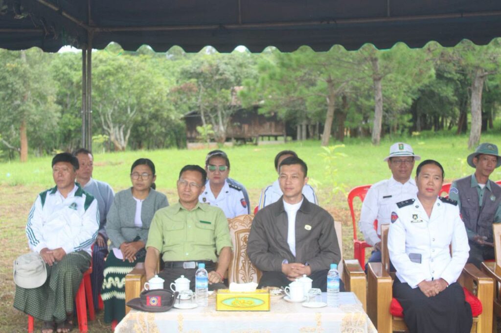 လွိုင်လင်ခရိုင်၊ ရတနာစည်တပ်ဦး စာသင်တိုက်၌၂ဝ၂၆ခုနှစ် မိုးရာသီ သစ်ပင်စိုက်ပျိုးပွဲအခမ်းနားကျင်းပ