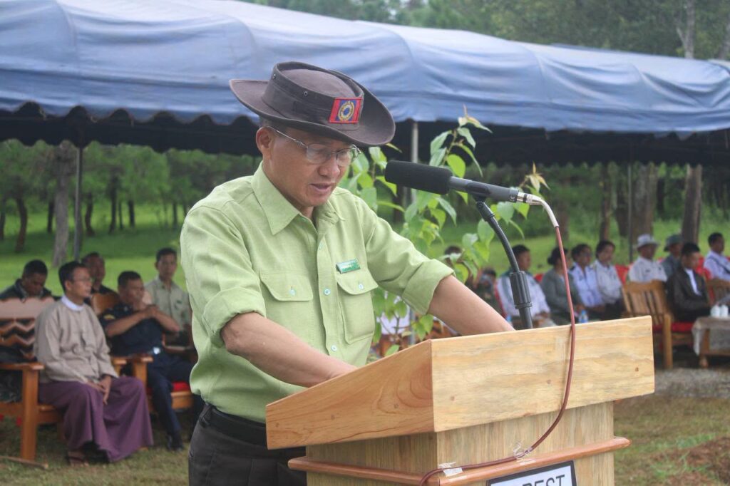 လွိုင်လင်ခရိုင်၊ ရတနာစည်တပ်ဦး စာသင်တိုက်၌၂ဝ၂၆ခုနှစ် မိုးရာသီ သစ်ပင်စိုက်ပျိုးပွဲအခမ်းနားကျင်းပ