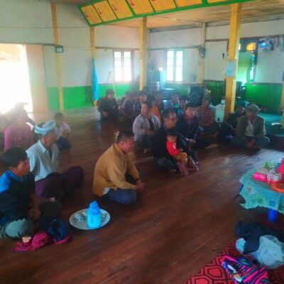 လွိုင်လင်မြို့နယ်၊ ပြည်နယ်လွှတ်တော် ကိုယ်စားလှယ် ခွန်သက်နိုင် မိုင်းပွန်မြို့၌ လူထုနှင့် ကွင်းဆင်းတွေ့ဆုံ