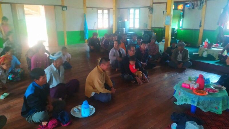 လွိုင်လင်မြို့နယ်၊ ပြည်နယ်လွှတ်တော် ကိုယ်စားလှယ် ခွန်သက်နိုင် မိုင်းပွန်မြို့၌ လူထုနှင့် ကွင်းဆင်းတွေ့ဆုံ
