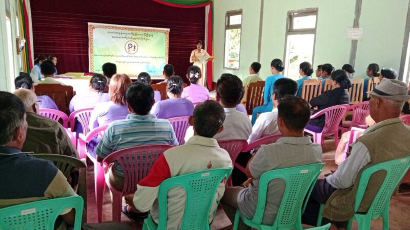 ပင်လုံမြို့၊ရပ်ကွက်(၂)၌ဖွင့်လှစ်ခဲ့သော”အခြေခံစက်ချုပ်နည်းပညာသင်တန်းဆင်းပွဲကျင်းပ