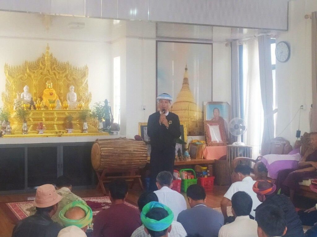 လွိုင်လင်မြို့နယ်၊ ပြည်နယ်လွှတ်တော် ကိုယ်စားလှယ် ခွန်သက်နိုင် မိုင်းပွန်မြို့၌ လူထုနှင့် ကွင်းဆင်းတွေ့ဆုံ