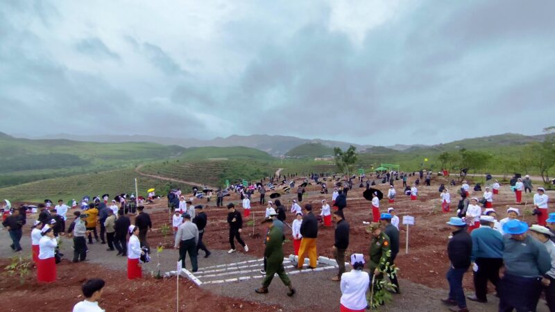 တောင်ကြီးမြို့တွင် ၂၀၂၆ ခုနှစ် ဒုတိယအကြိမ် မိုးရာသီသစ်ပင်စိုက်ပျိုးပွဲတွင် သစ်ပင် ၁,၁၀၀ ပင် စိုက်ပျိုး