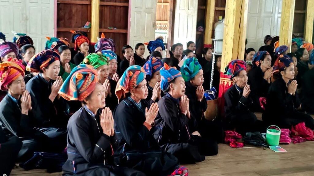 လွိုင်တပ်ဘုန်းတော်ကြီးကျောင်း ဆရာတော် ဘဒ္ဒန္တဝေပုလ္လ၏ သက်တော် (၉၂)ပြည့် ဝိဇာတမွေးနေ့အလှူမင်္ဂလာကို ပင်လုံမြို့ မြို့မ မင်္ဂလာ