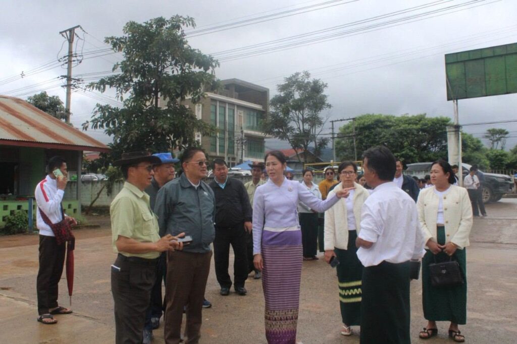ရှမ်းပြည်နယ်အစိုးရအဖွဲ့နှင့် ပြည်နယ်လွှတ်တော် ဒုတိယဥက္ကဋ္ဌတို့ ပင်လုံမြို့ရှိ စာသင်ကျောင်းများနှင့် တိုက်နယ်ဆေးရုံသို့ ကွင်းဆ