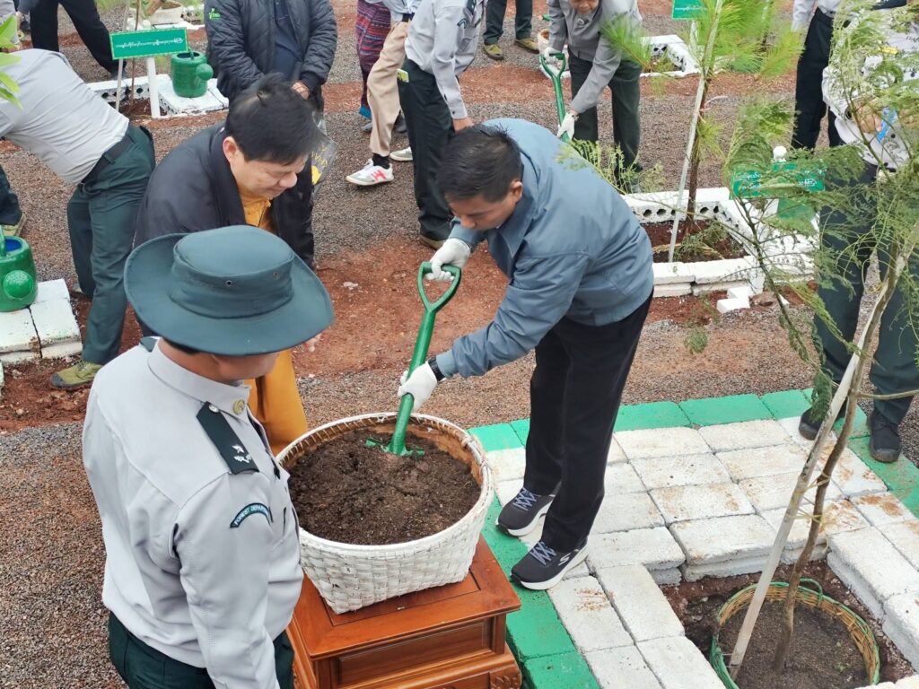 တောင်ကြီးမြို့တွင် ၂၀၂၆ ခုနှစ် ဒုတိယအကြိမ် မိုးရာသီသစ်ပင်စိုက်ပျိုးပွဲတွင် သစ်ပင် ၁,၁၀၀ ပင် စိုက်ပျိုး