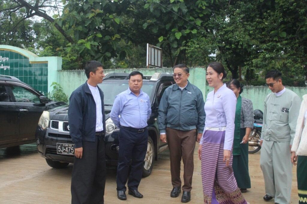 ရှမ်းပြည်နယ်အစိုးရအဖွဲ့နှင့် ပြည်နယ်လွှတ်တော် ဒုတိယဥက္ကဋ္ဌတို့ ပင်လုံမြို့ရှိ စာသင်ကျောင်းများနှင့် တိုက်နယ်ဆေးရုံသို့ ကွင်းဆ