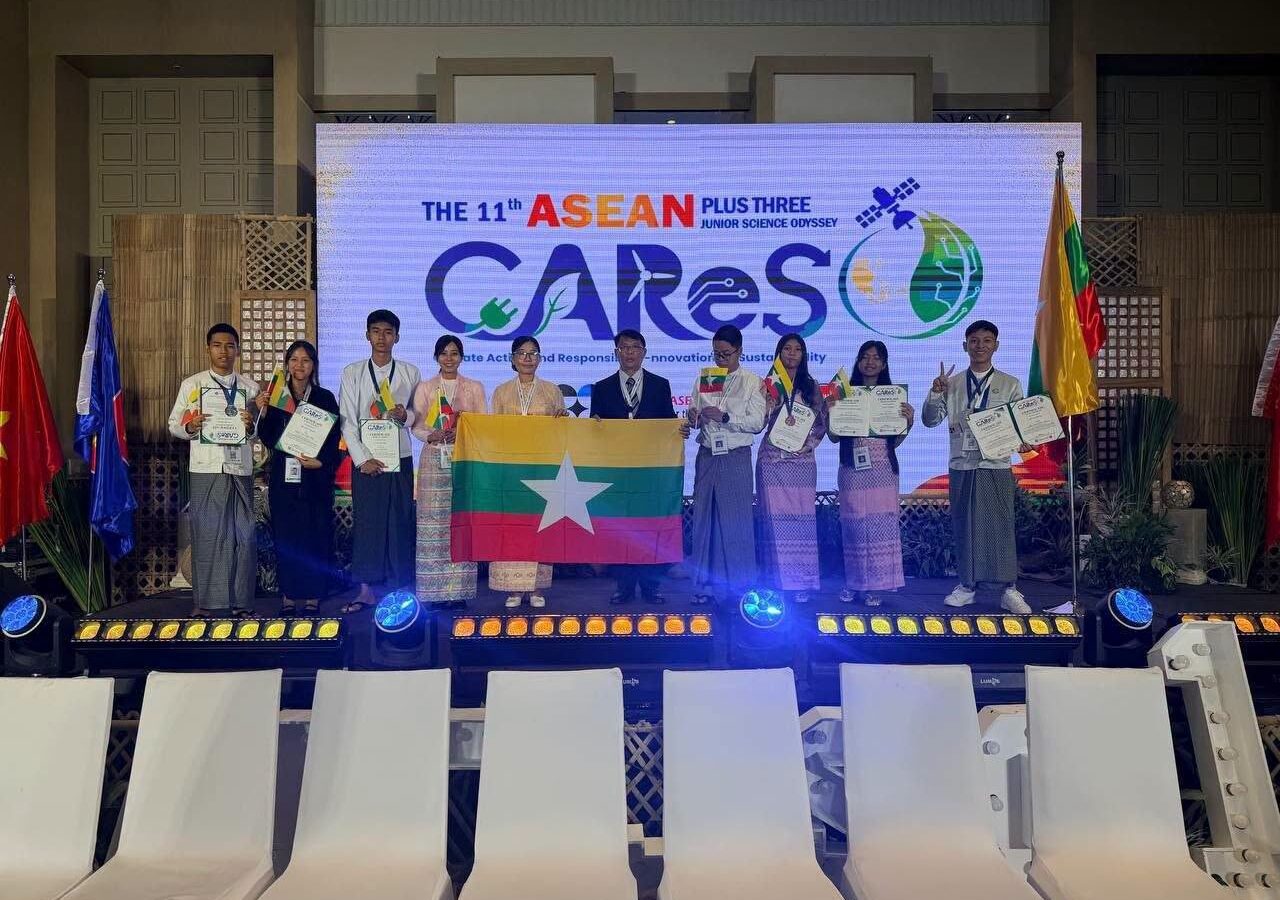 ပအိုဝ်းတိုင်းရင်းသူ မနန်းအေးမြတ်မွန် ASEAN+3 လူငယ်သိပ္ပံပြိုင်ပွဲတွင် တတိယဆု ဆွတ်ခူး