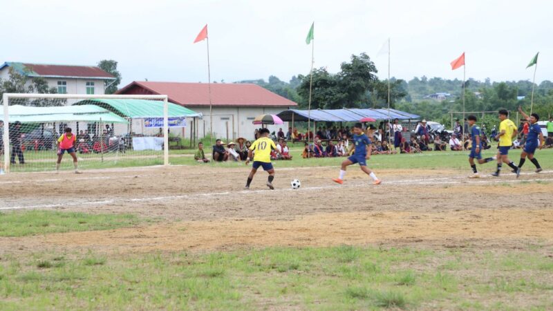 (၈)ကြိမ်မြောက် ခွန်ဖါဖြားဗွာခမ်းဖလား ဗိုလ်ချုပ်ချန်ဇုံကွင်း (နားဘောင်) ဘောလုံးပြိုင်ပွဲ ဖွင့်ပွဲအခမ်းအနား ကျင်းပ