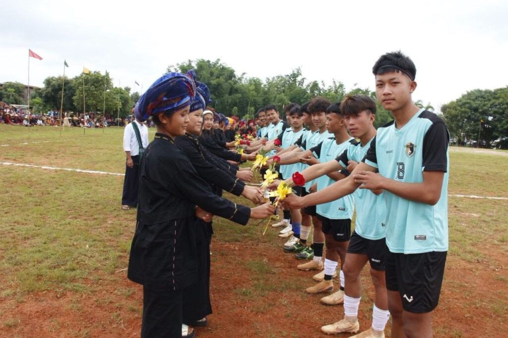 (၄)ကြိမ်မြောက် ကျေးရွာကော်မတီဖလားဘောလုံးပြိုင်ပွဲ ဖွင့်ပွဲအခမ်းအနား ကျင်းပ