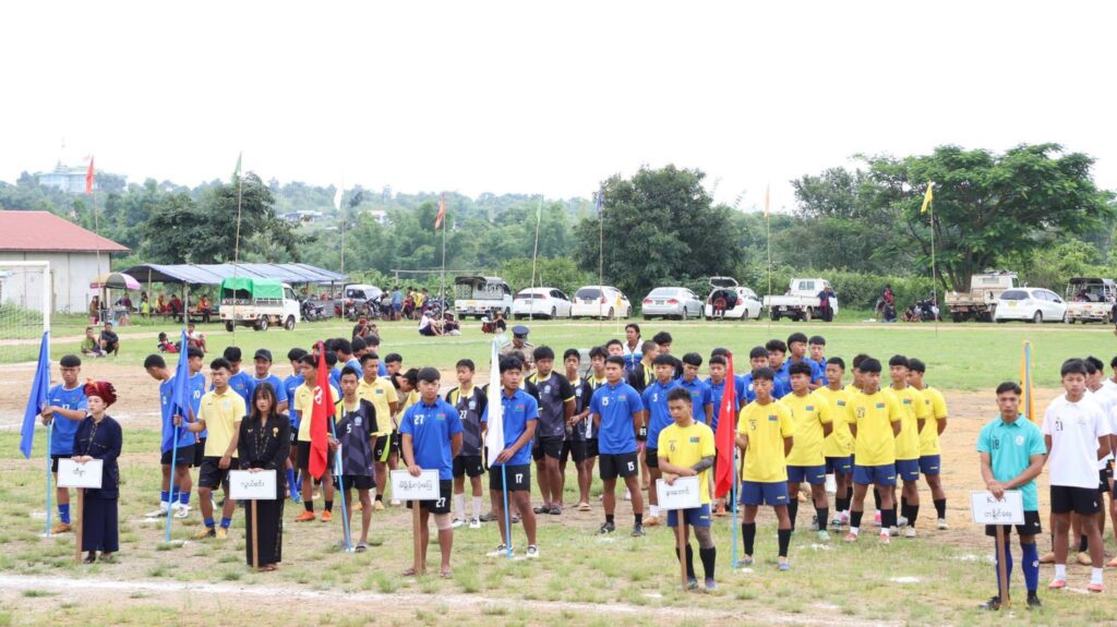 (၈)ကြိမ်မြောက် ခွန်ဖါဖြားဗွာခမ်းဖလား ဗိုလ်ချုပ်ချန်ဇုံကွင်း (နားဘောင်) ဘောလုံးပြိုင်ပွဲ ဖွင့်ပွဲအခမ်းအနား ကျင်းပ